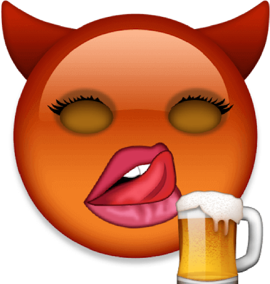 #sticker #emoji #emojisticker #devil #devilish #naughty - Cartoon Clipart (1024x962), Png Download