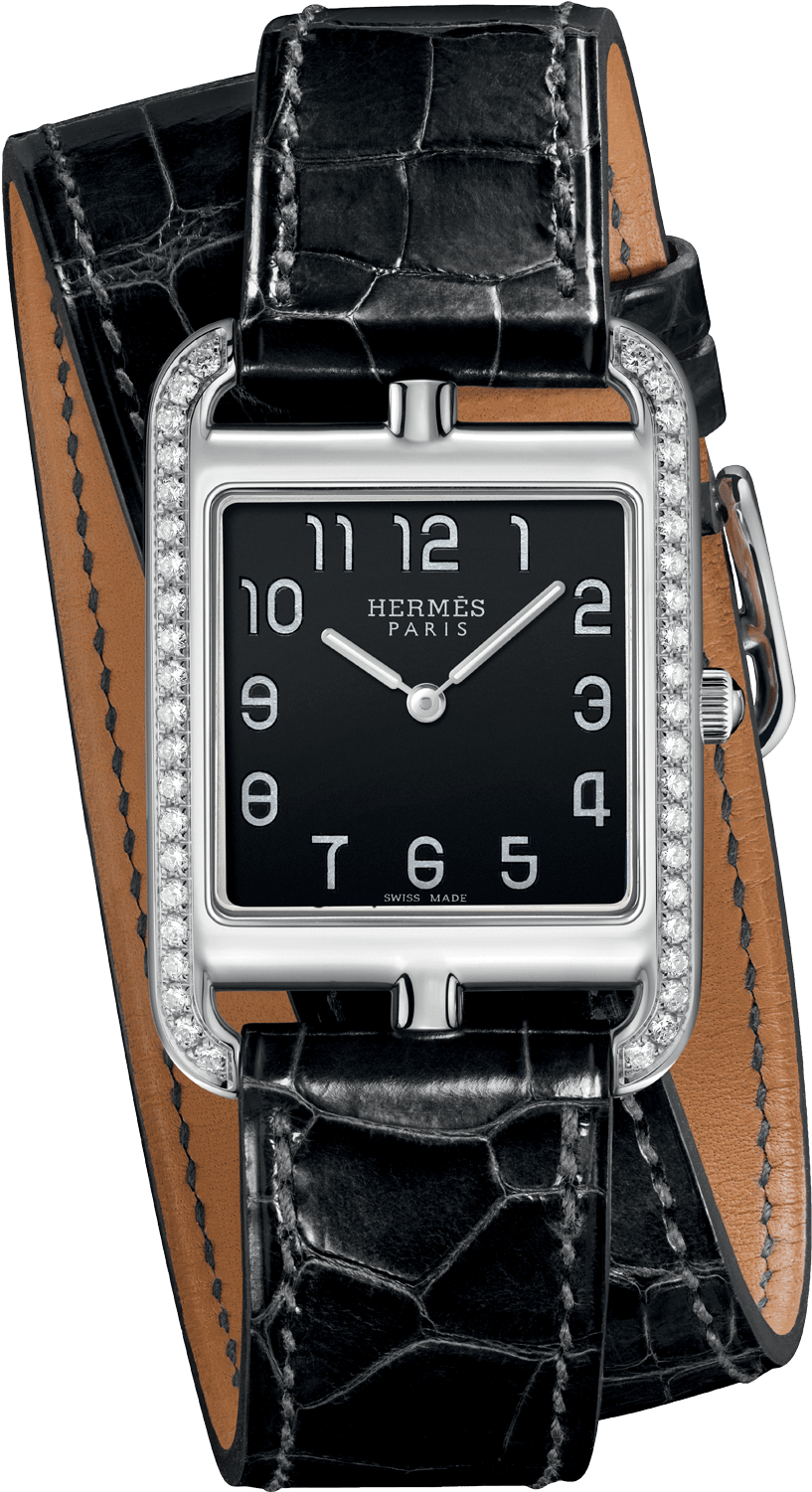 Hermes Cape Cod Cc3 - Hermes Cape Cod Watch Blue Clipart (817x1501), Png Download