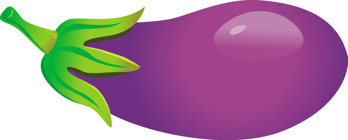 Eggplant Clip Art - Eggplant Vector Png Transparent Png (1193x479), Png Download