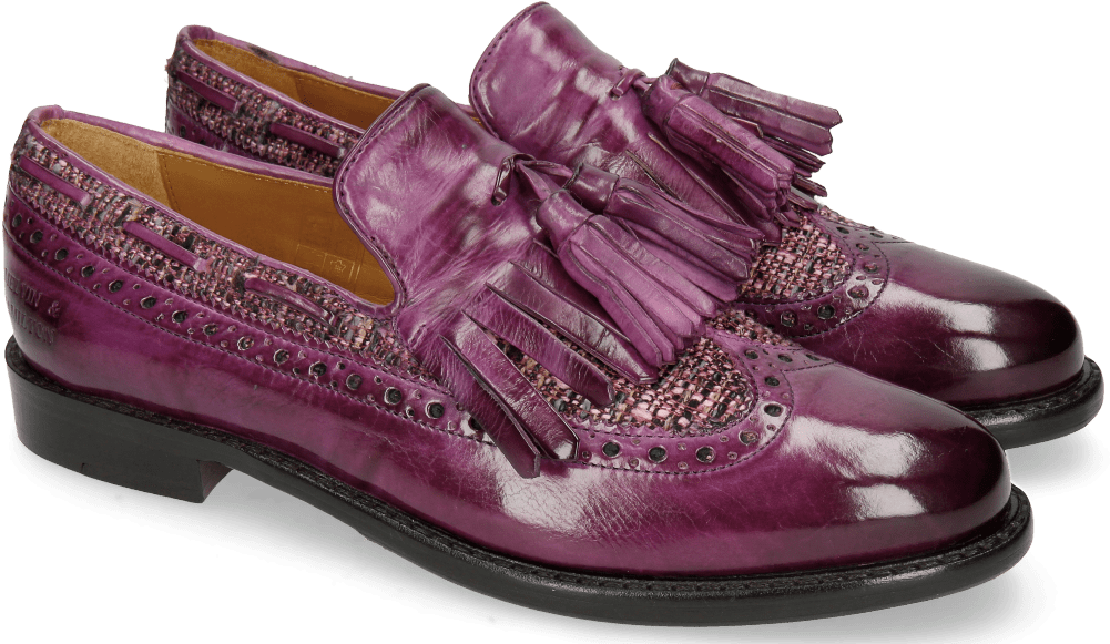 Loafers Selina 3 Eggplant Tex Pixel Fuxia - Melvin Hamilton Selina 6 Clipart (1024x1024), Png Download