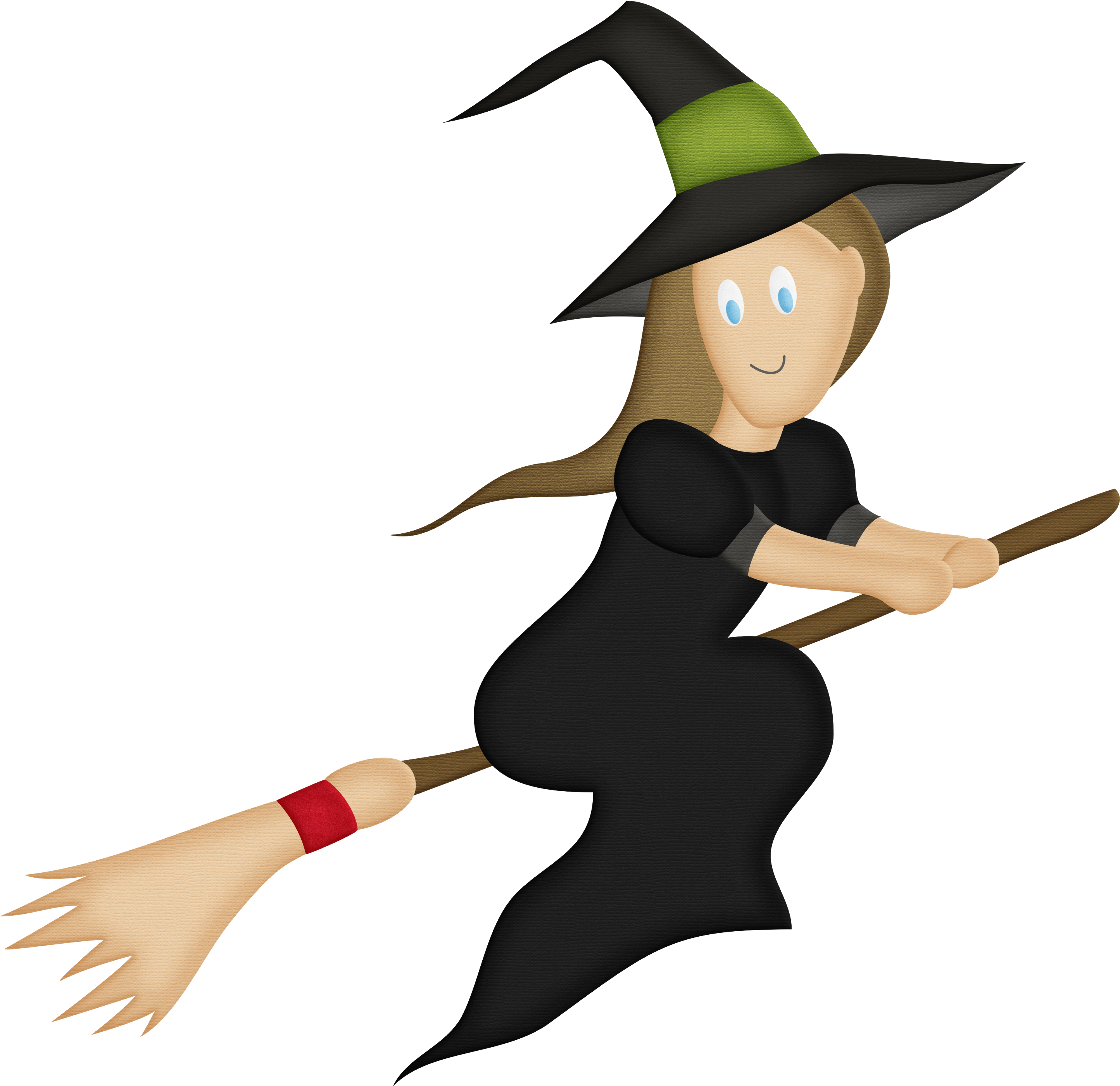 Witchs Broom Boszorkxe1ny Magic - 巫 婆 騎 掃 把 Clipart - Large Size Png Image ...
