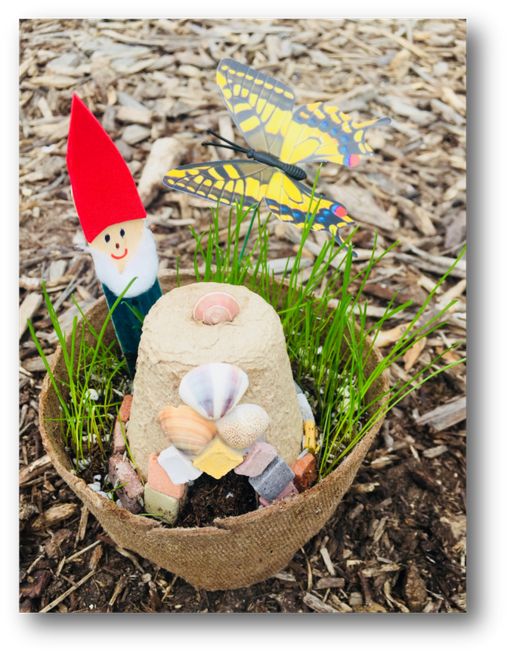 Gnomes And Dirt - Egg Decorating Clipart (514x660), Png Download