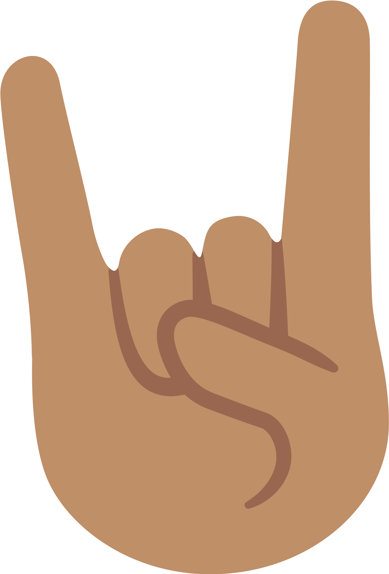 Hand Emojis Png - Sign Of The Horns Emoji Png Clipart (2000x2000), Png Download