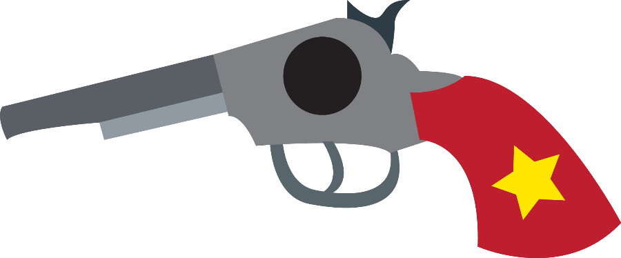 Image Library Stock E Cowgirl Minus Clip Art Country - Trigger - Png Download (900x374), Png Download