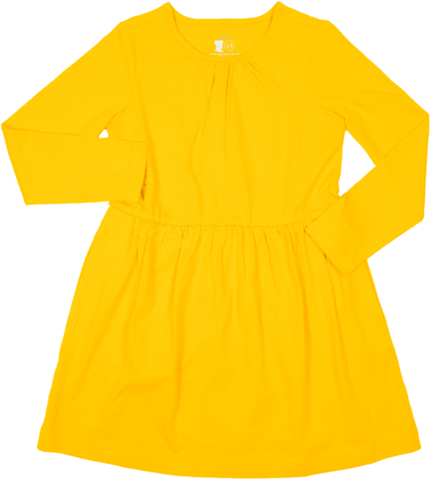 Child Wearing The Long Sleeve Dress In Kids Size 12 - Shirt Clipart (715x749), Png Download