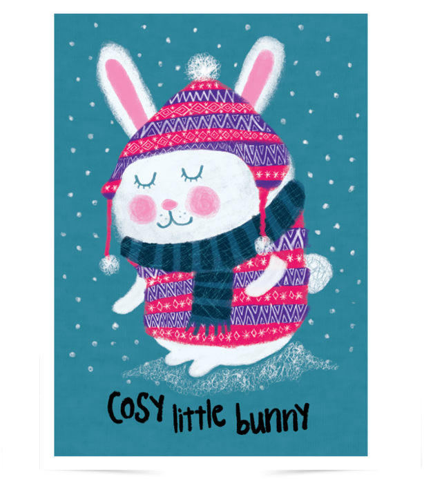 Buuny Snow Clipart (1000x750), Png Download