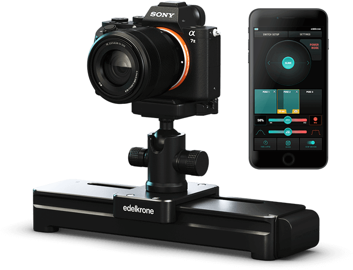 Edelkrone , Png Download - Edelkrone Sliderone App Clipart (719x551), Png Download