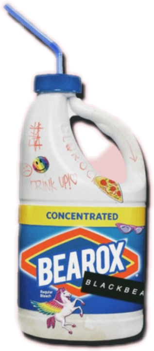 #clorox #bleach #blackbear #tumblr #grunge - Blackbear Clorox Clipart (317x723), Png Download