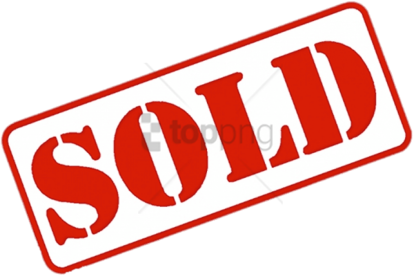 Sold Out Sign Png - Sold Out Sticker Png Clipart (850x567), Png Download