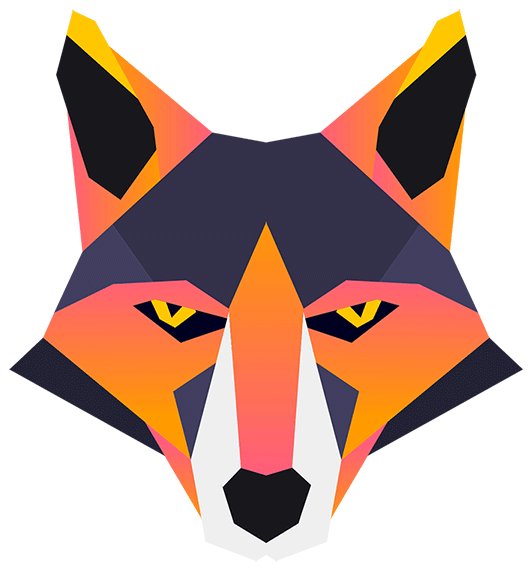 Loud Wolf Footer Logo - Red Fox Clipart (600x614), Png Download