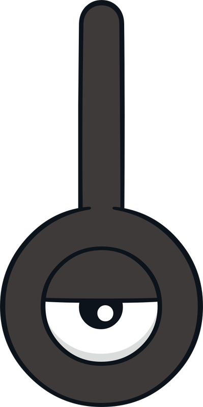 Pokemon Unown Exclamation Is A Fictional Character - Pokemon Unown Exclamation Mark Clipart (399x800), Png Download