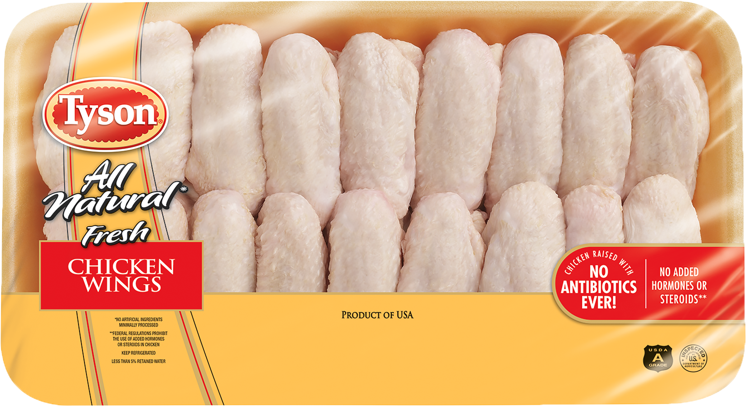 Tyson Chicken Wing Natural Nutrition Clipart (2400x2400), Png Download
