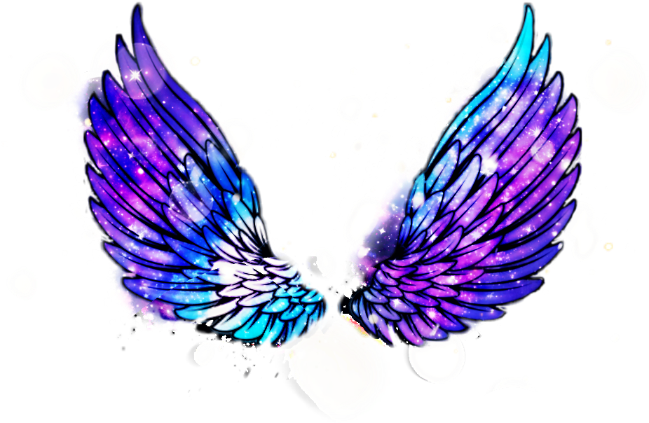 #wings #galaxy #angel #halo #bird #party #urban - Instagram Clipart (1024x1024), Png Download