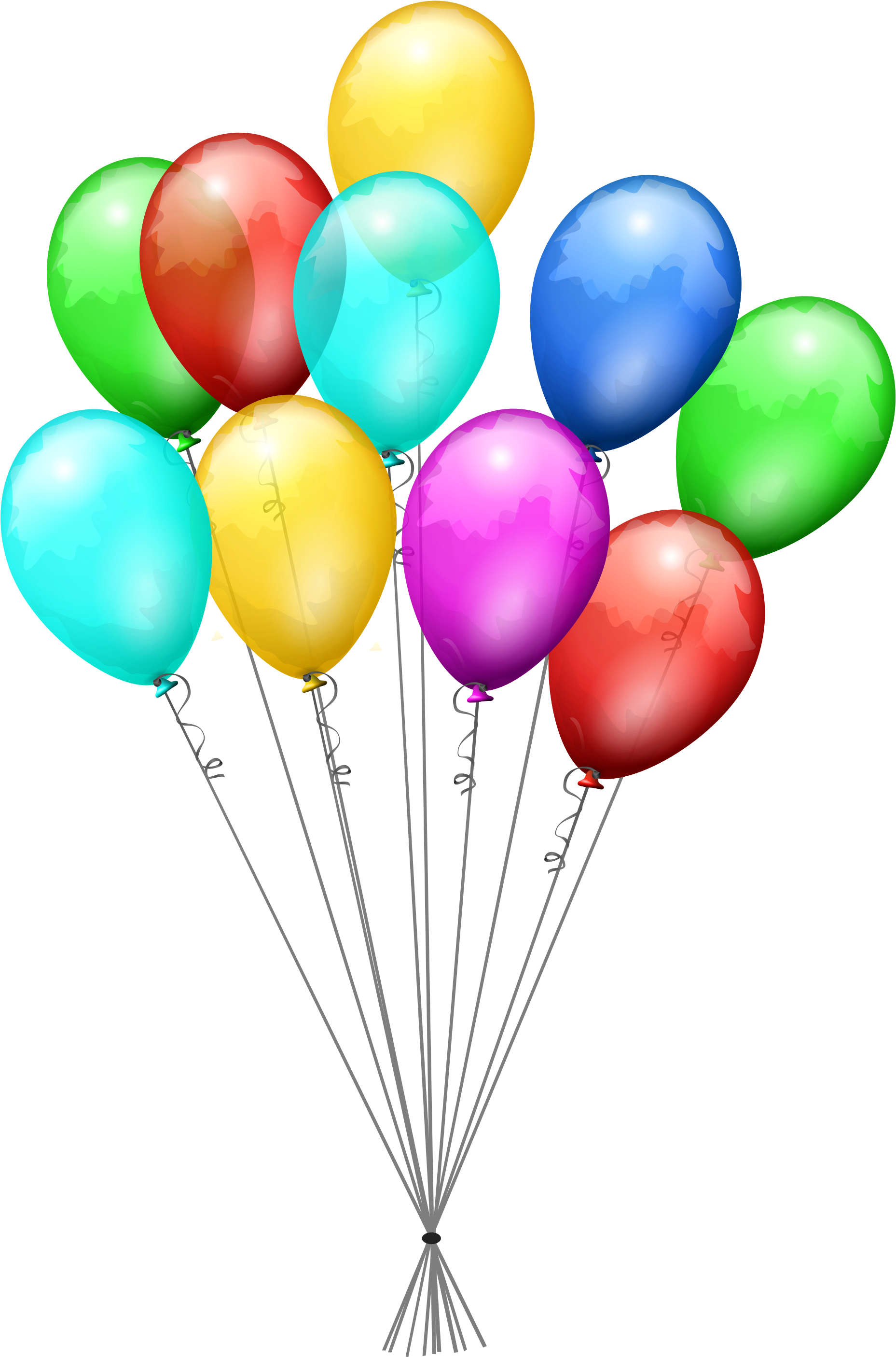 Balloon Svg String Png - Birthday Balloon With Transparent
