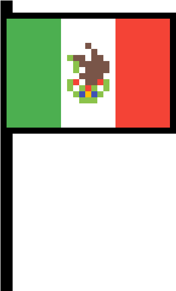Mexican Flag - Illustration Clipart (1200x1200), Png Download