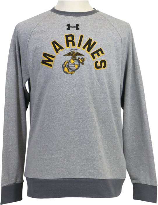 Under Armour ® Sportstyle Fleece Crew - Long-sleeved T-shirt Clipart (800x800), Png Download