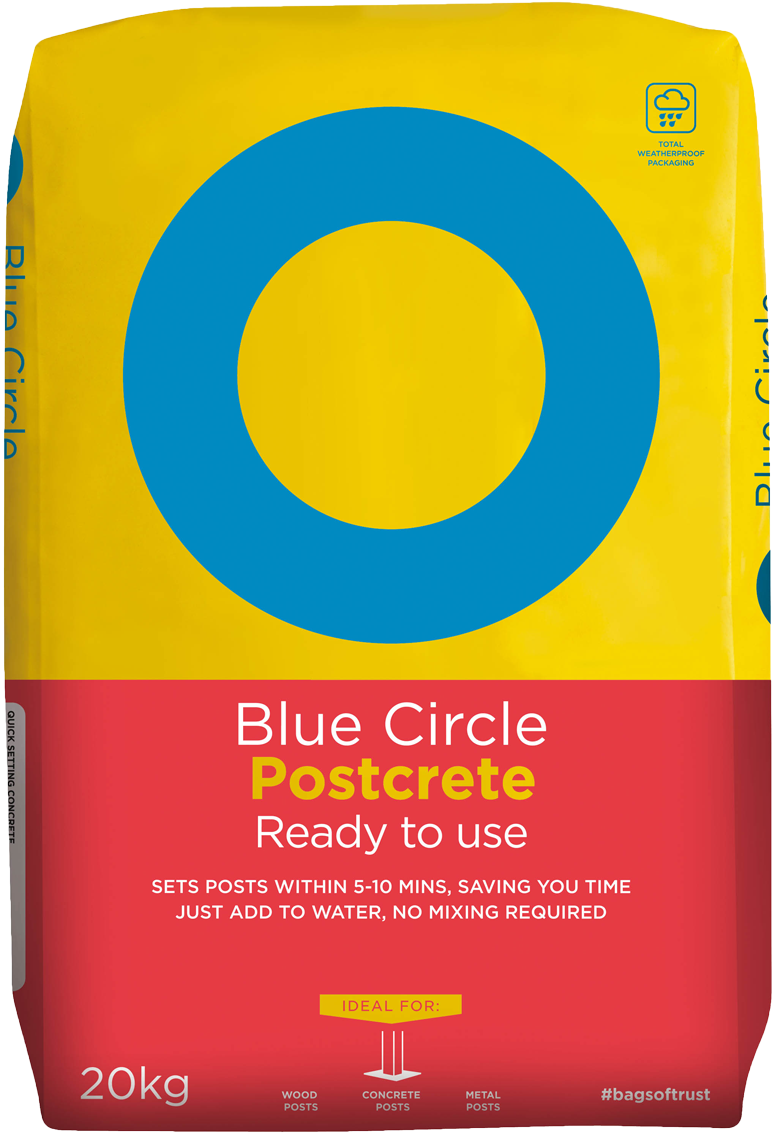 Find A Blue Circle Stockist - Blue Circle Postcrete Clipart (1080x1200), Png Download