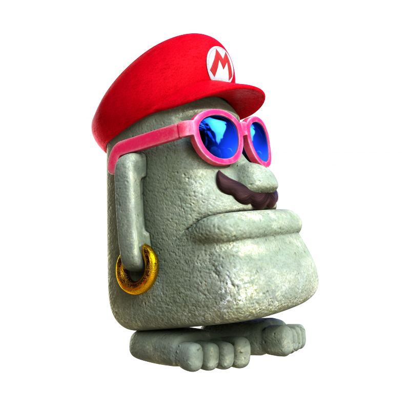 Log In / Register - Super Mario Odyssey Statue Clipart (800x800), Png Download