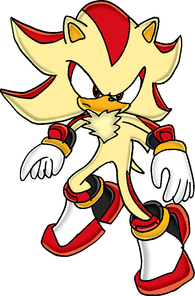Super Shadow The Hedgehog Project 20 - Super Shadow Sonic X Png Clipart (627x953), Png Download