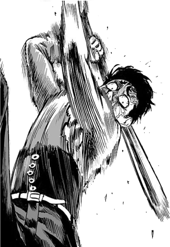 One Punch Man Metal Bat Rage Clipart (600x853), Png Download