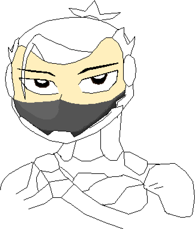 Wip Of Hanzo The Memer - Cartoon Clipart (1000x960), Png Download