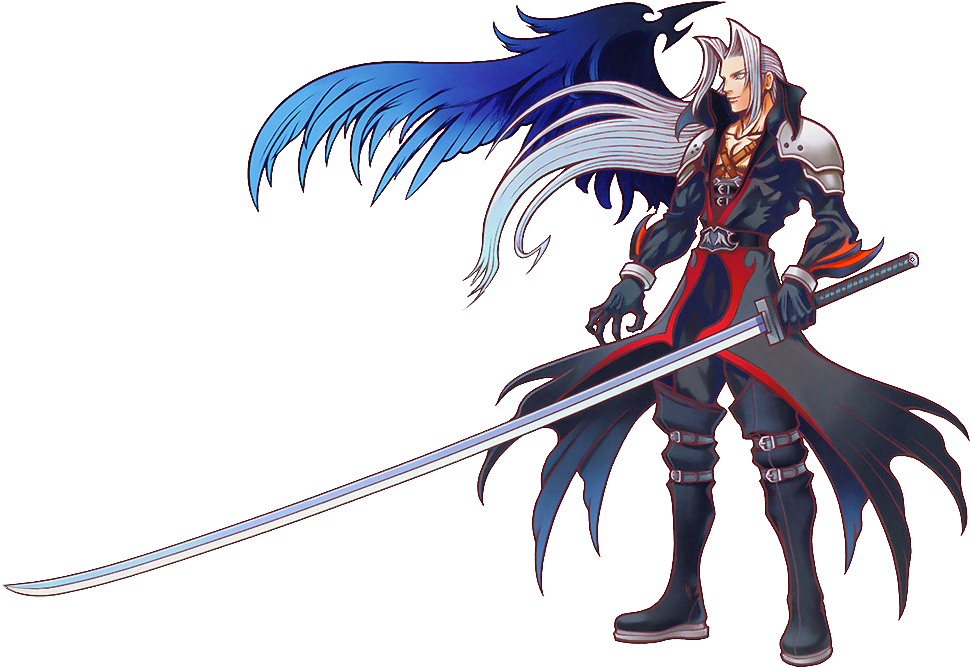 Duodecim Final Fantasy Message Board For Psp - Sephiroth Kingdom Hearts 3 Clipart (980x680), Png Download