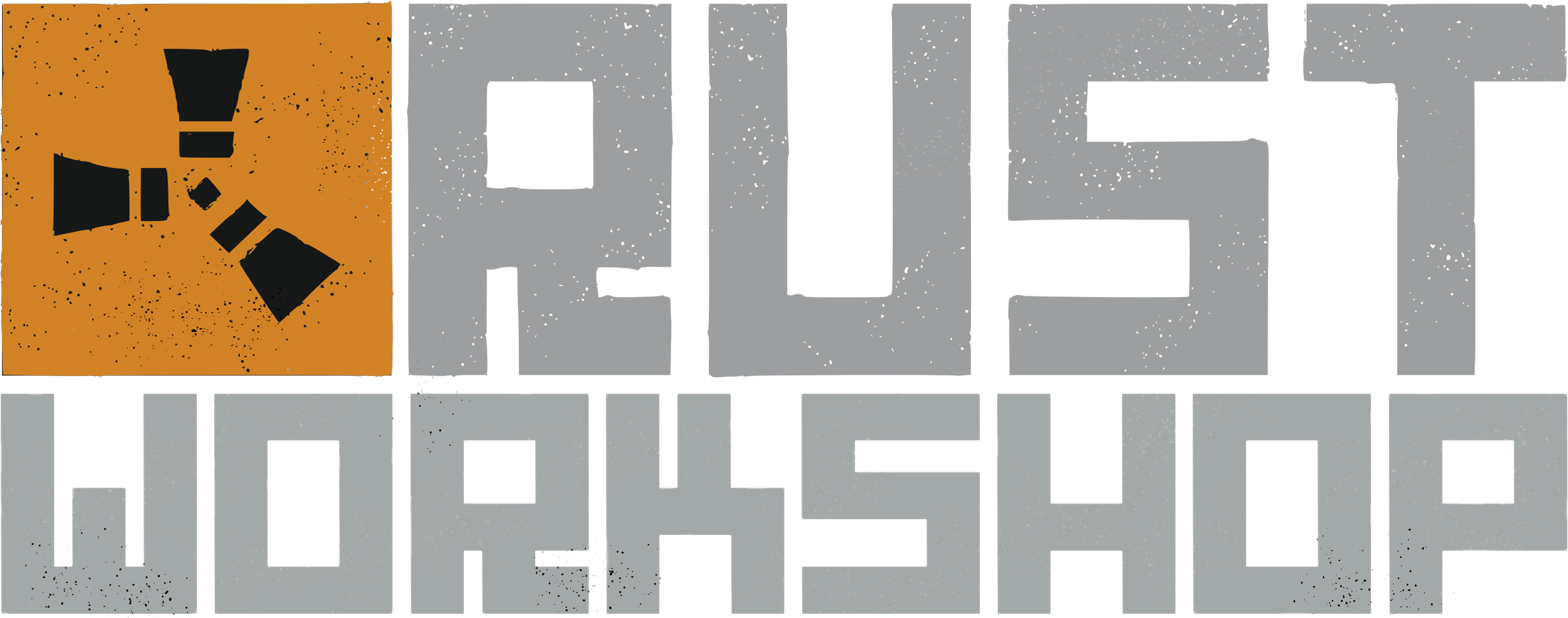 Rust Logo Transparent Clipart (2333x900), Png Download