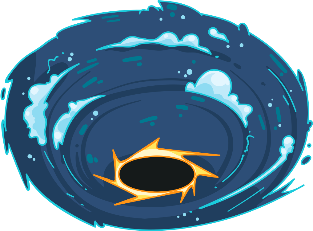 The Black Hole - Black Hole Clipart (1024x1024), Png Download