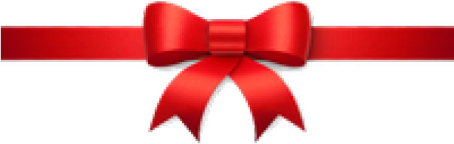 Christmas Red Bow Png Clipart (640x480), Png Download