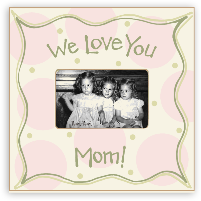 We Love You Mom - Picture Frame Clipart (1024x1024), Png Download