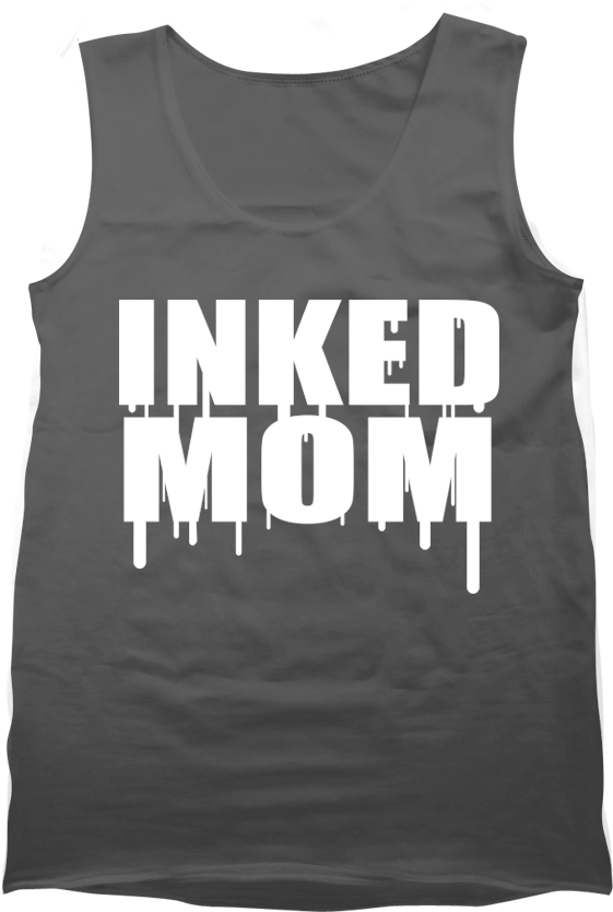 "inked Mom" Tank - Active Tank Clipart (561x834), Png Download