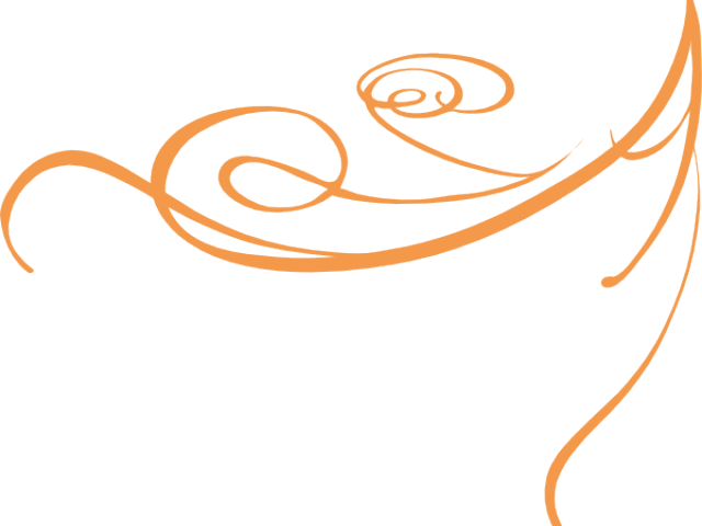 Orange Lines Cliparts - Red Swirls Clipart - Png Download (640x480), Png Download