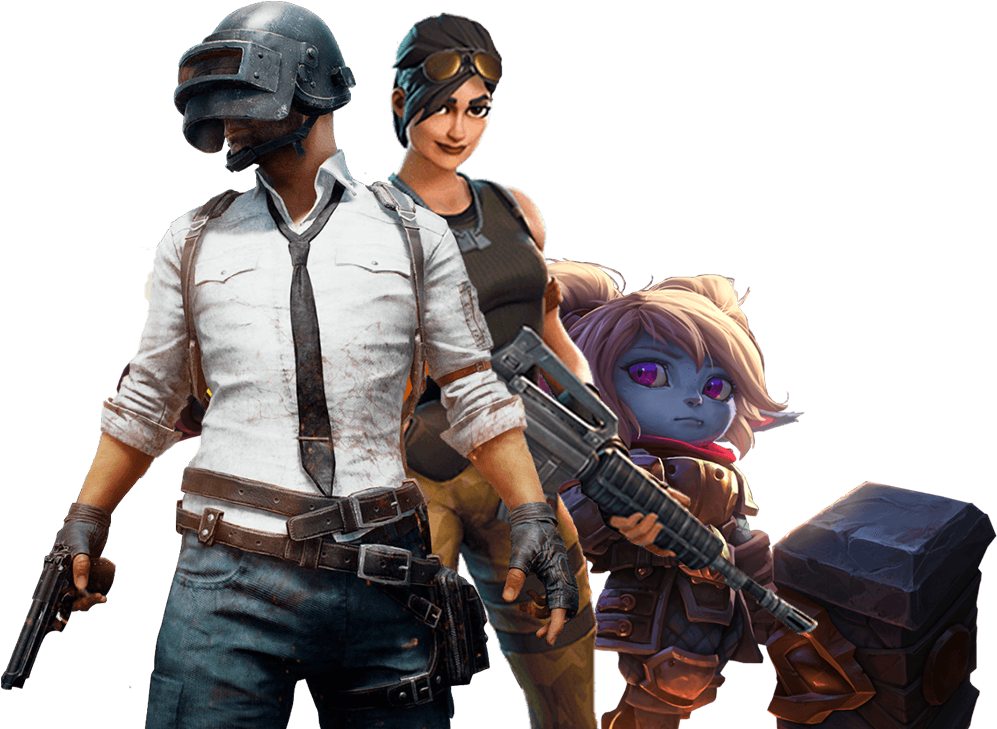Fortnite Pubg League Of Legends - Pubg Png Download Clipart (1001x826), Png Download