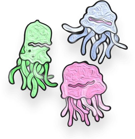 Aprilfools-jellyfish - Illustration Clipart (665x485), Png Download