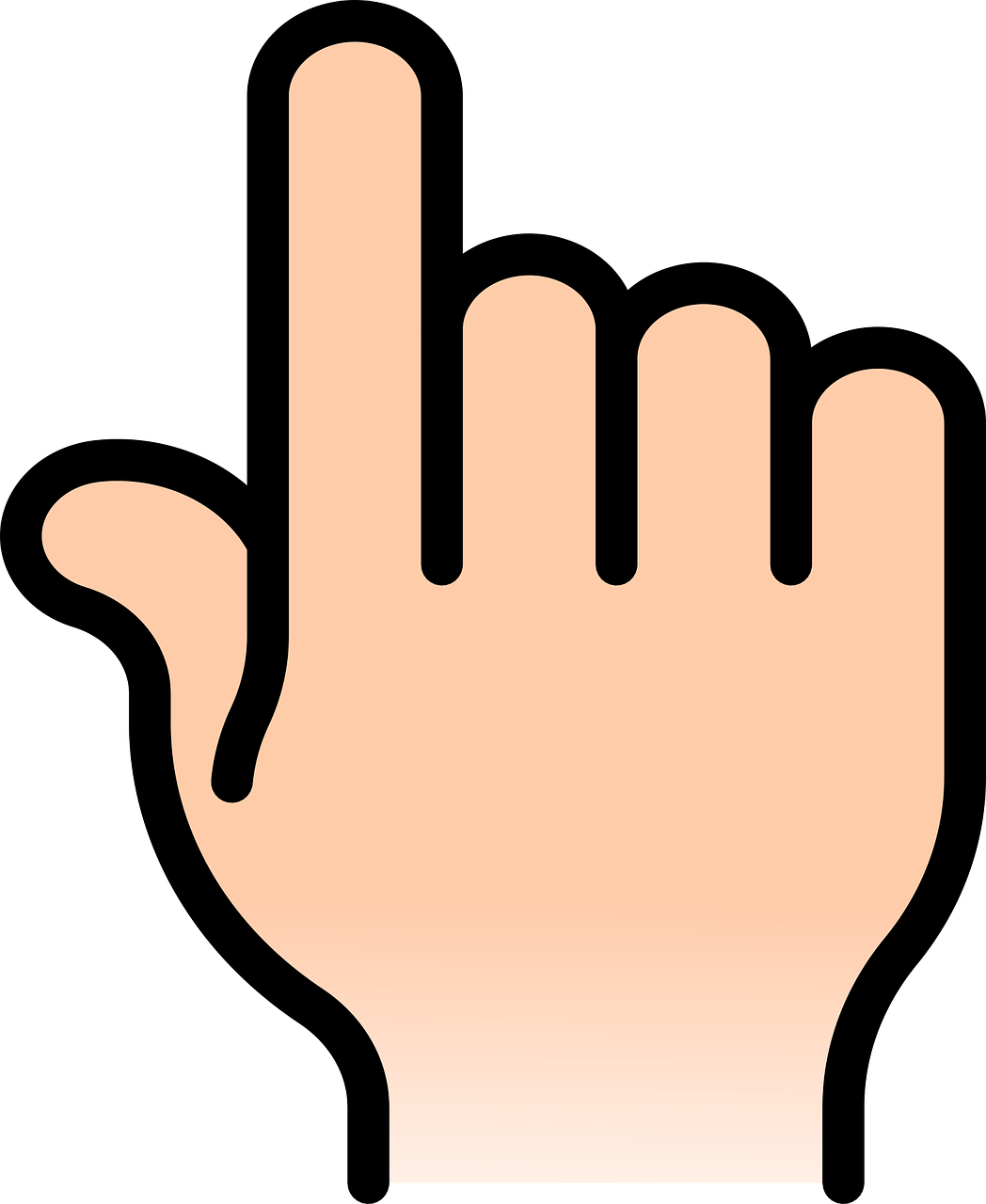 Hand Right Point Upwards Finger Png Image Finger Pointing Up Clipart Transparent Png Large Size Png Image Pikpng