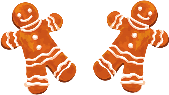 Lovely Christmas Cookies - Illustration Clipart (866x650), Png Download