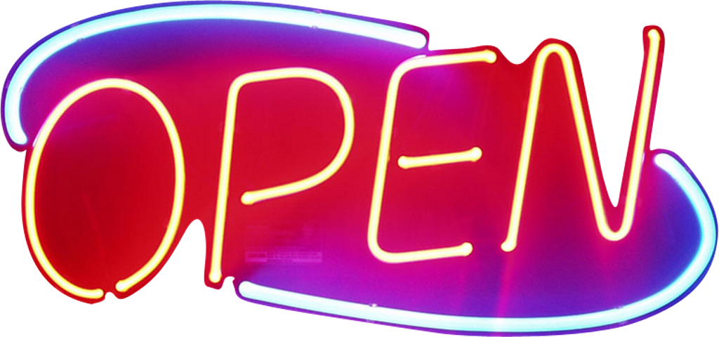 Sticker By Parietal Imagination - Neon Clipart (1024x480), Png Download