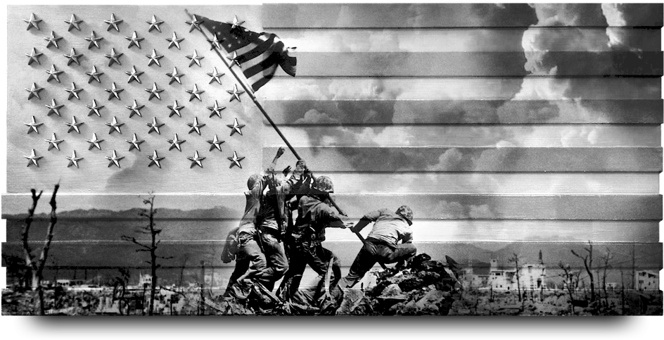 Dl Warfield For Memorial Day United States Of I Will - Iwo Jima Flag Raising Clipart (944x483), Png Download