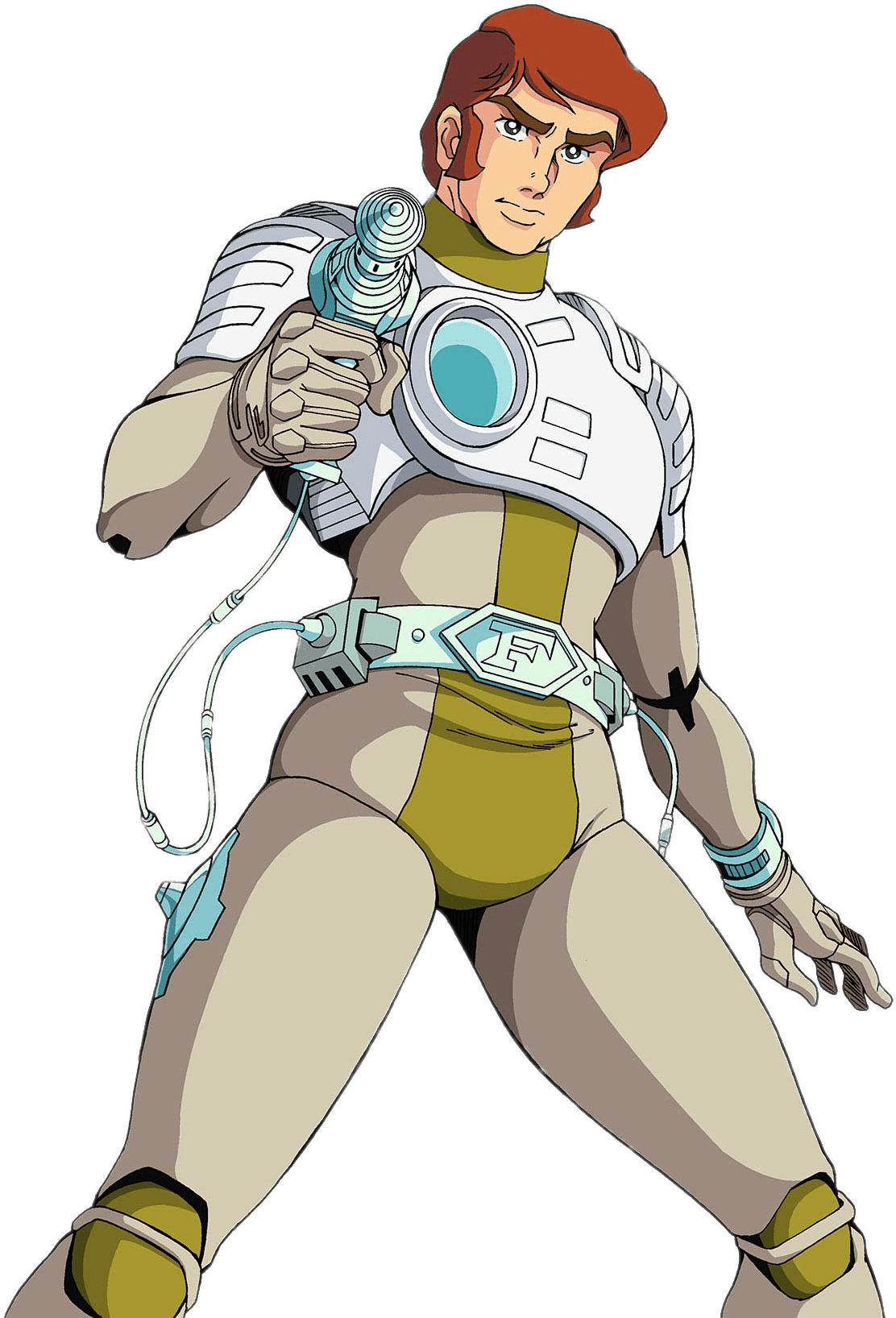 Captain Future Holding Weapon - Capitain Flam Clipart (1200x1694), Png Download