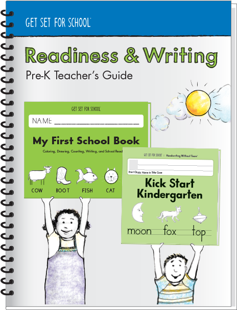 Readiness & Writing Pre-k Teacher's Guide - Handwriting Without Tears Pre K Teacher Guide Clipart (700x610), Png Download