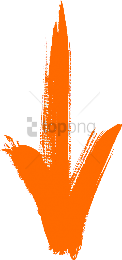 Free Png Flechas Naranjas Png Image With Transparent - Flecha Naranja Png Clipart (480x1023), Png Download