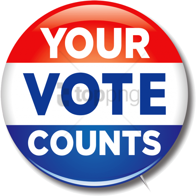 Free Png Download Vote Png Png Images Background Png - Your Vote Counts Clipart (850x638), Png Download