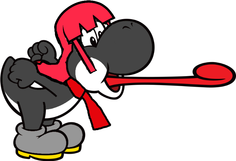 Shuritana Yoshi Tounge - Yoshi Clipart (762x522), Png Download