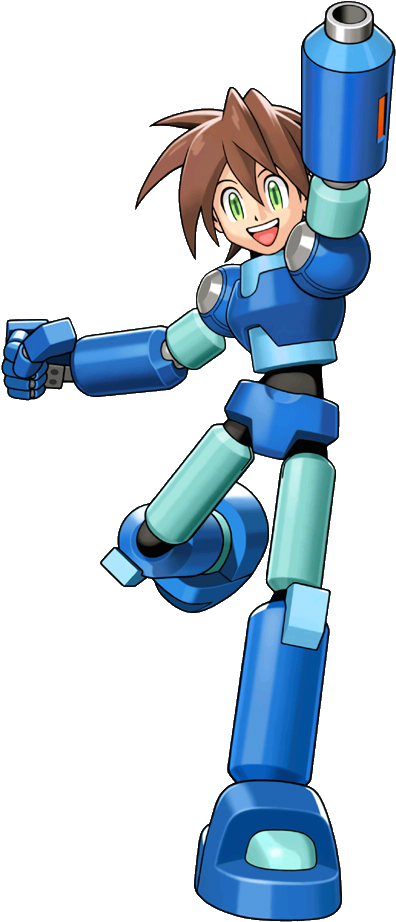 Megaman Volnutt , Png Download - Tatsunoko Vs Capcom Megaman Clipart (396x922), Png Download