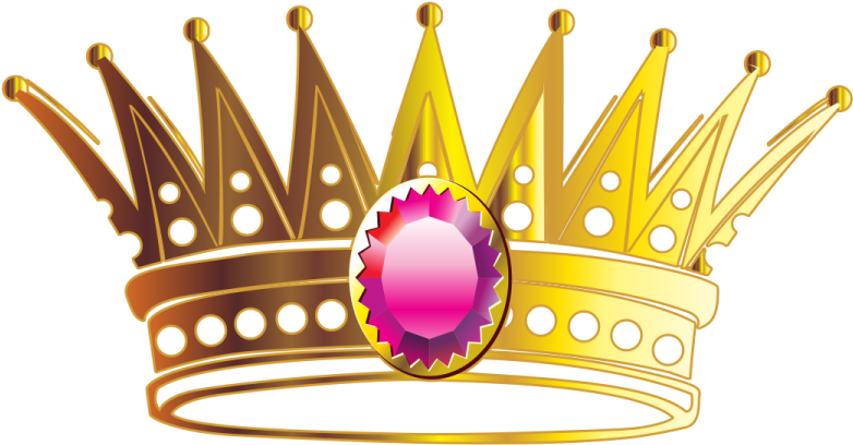 Crown Clipart Transparent Background - Transparent Crown Vector Png (900x900), Png Download