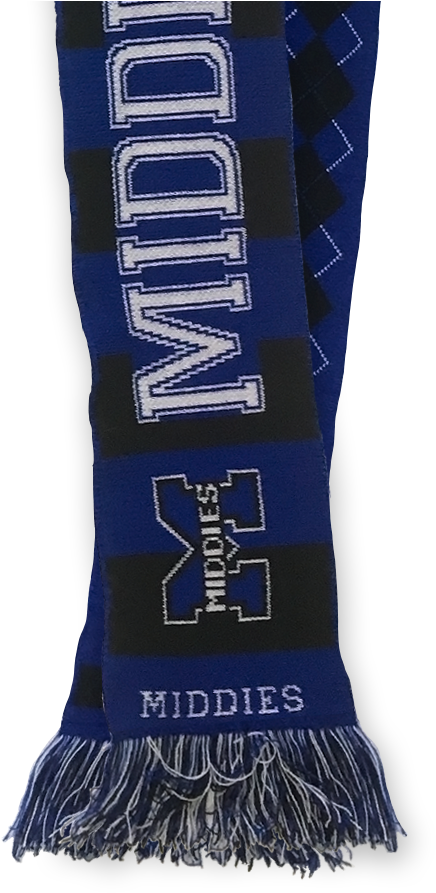 Home Page Middies Scarf - Scarf Clipart (500x897), Png Download