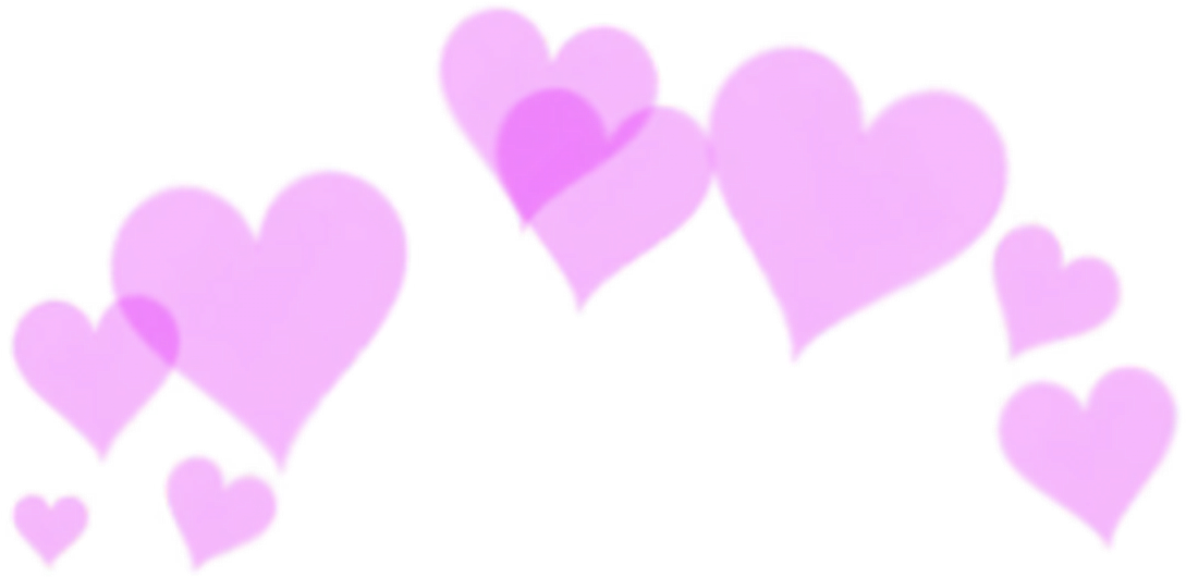 Lovely Girly Hearts Corazones Tiara Whatsapp Pink Png - Heart Clipart (1112x568), Png Download
