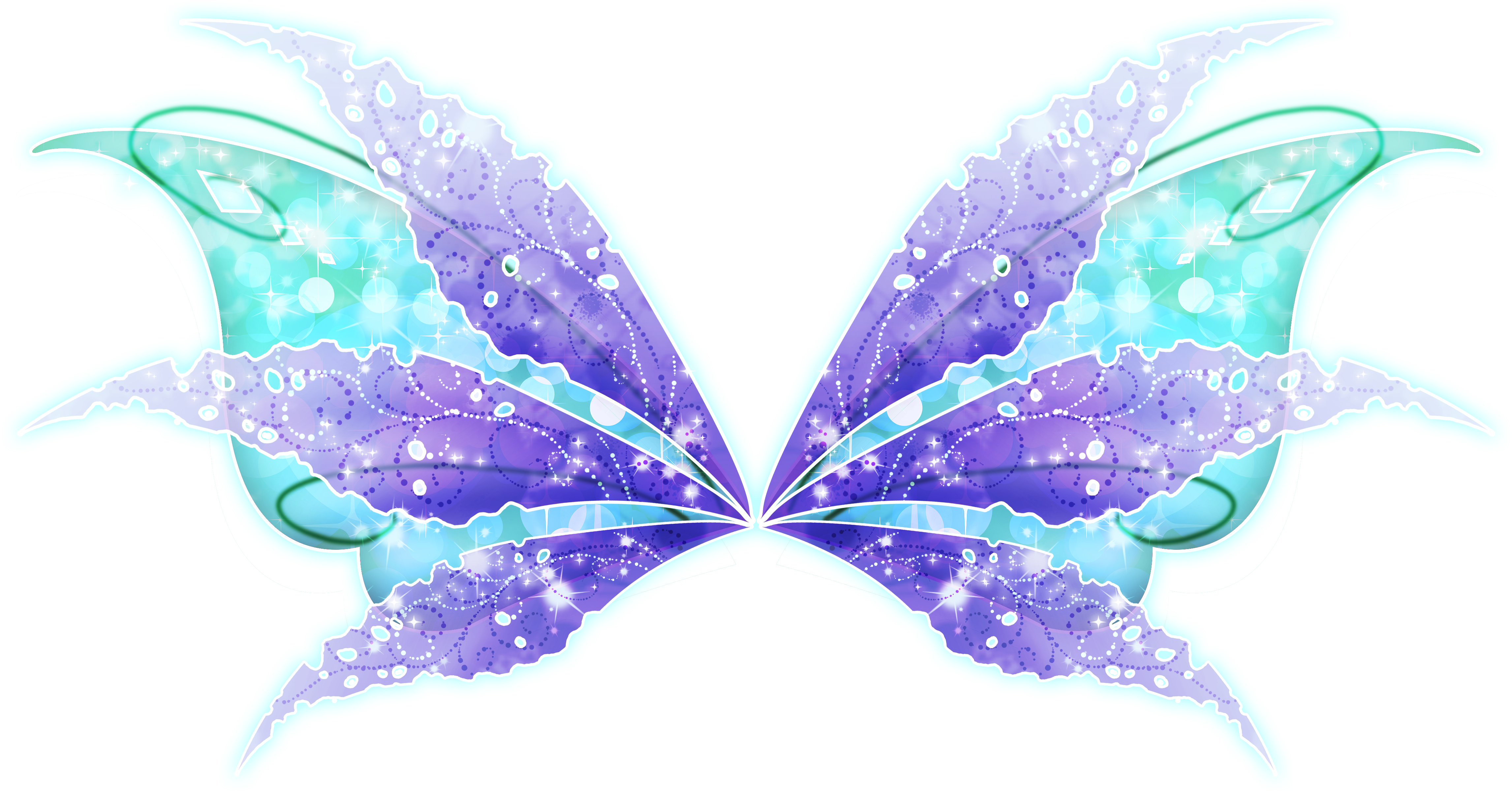 Uc-97, Fairy And Butterfly - Mythix Clipart (4585x2406), Png Download