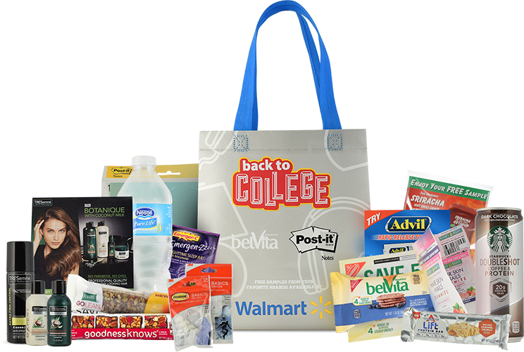 2016 Walmart Backtocollege Bag Clipart (744x500), Png Download