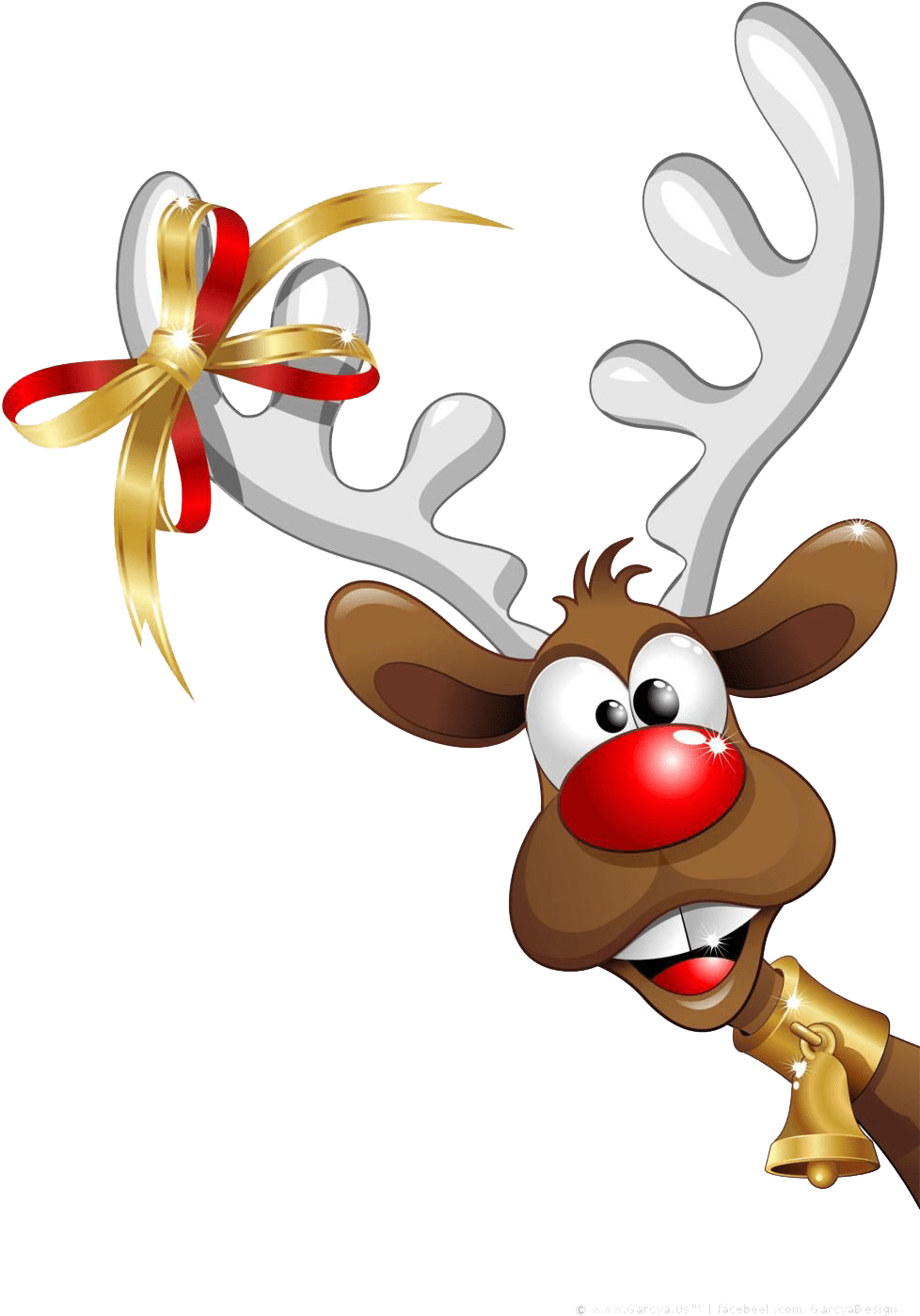Guitar Nht Cho Ng T - Christmas Reindeer Png Transparent Clipart (978x1399), Png Download